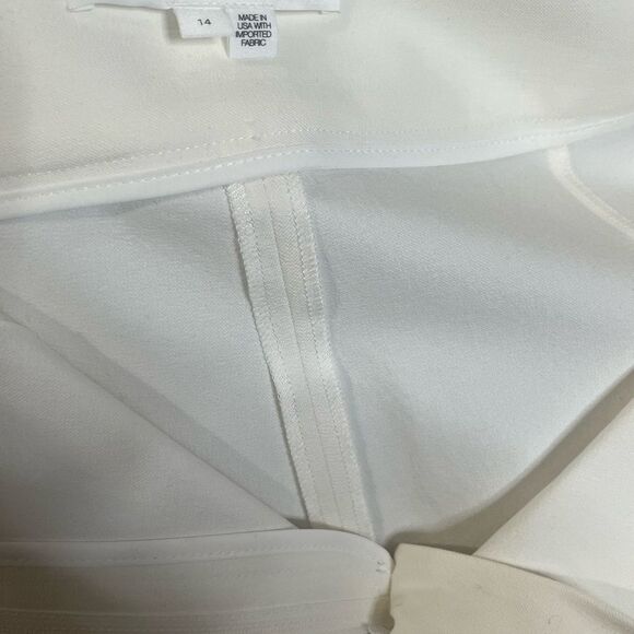 Veronica Beard Jupiter Pants Off White Size 14 NWT $358 - Picture 11 of 13